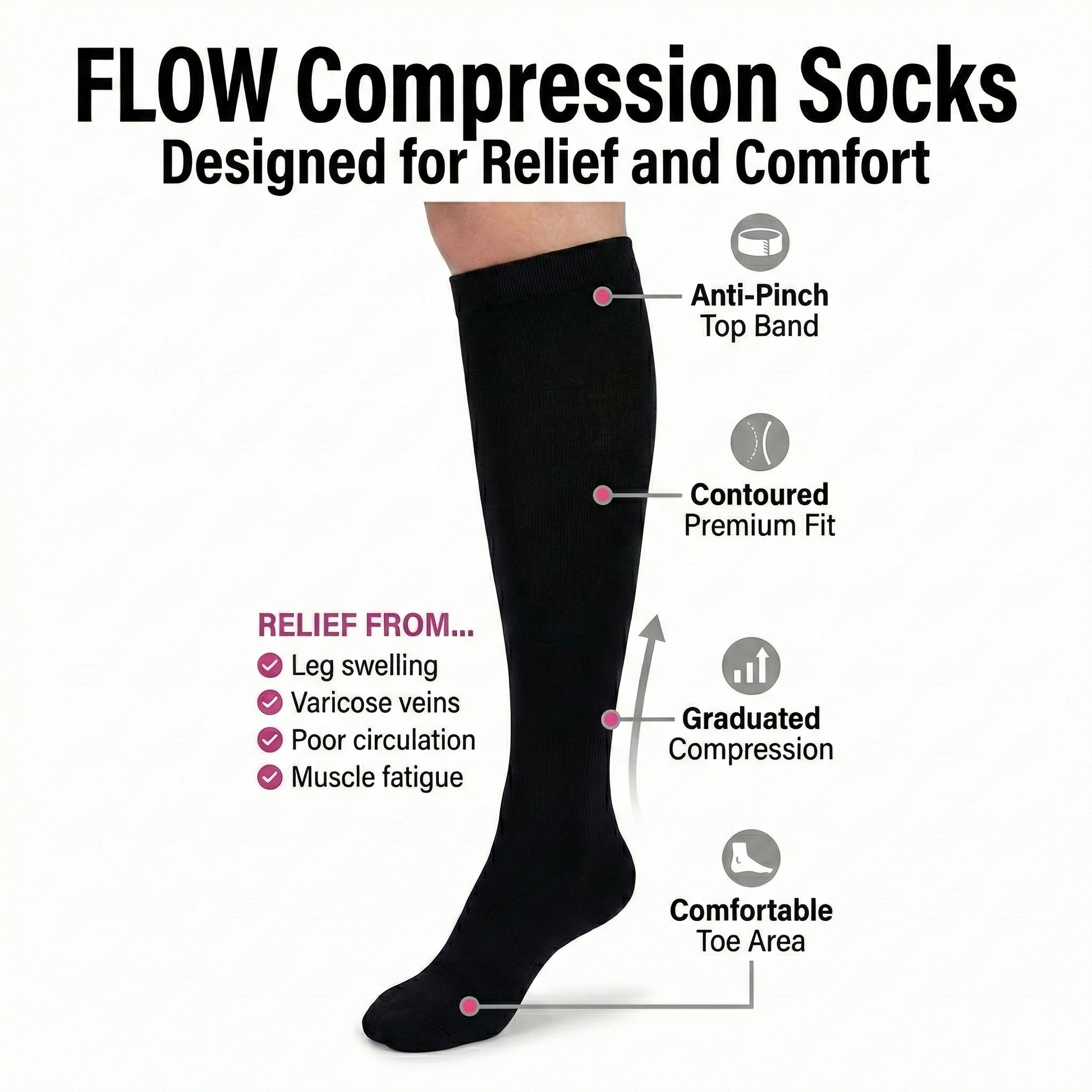 FLOW Compression Socks